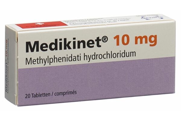 Medikinet Tabl 10 mg 20 Stk