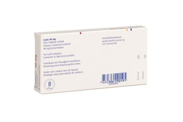 Lasix Tabl 40 mg 12 Stk