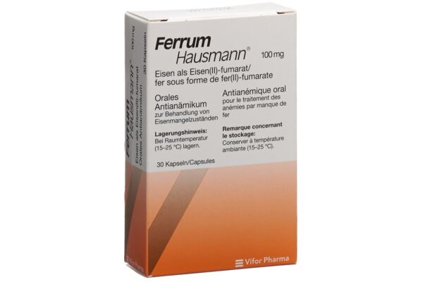 Ferrum Hausmann Ret Kaps 100 mg 30 Stk