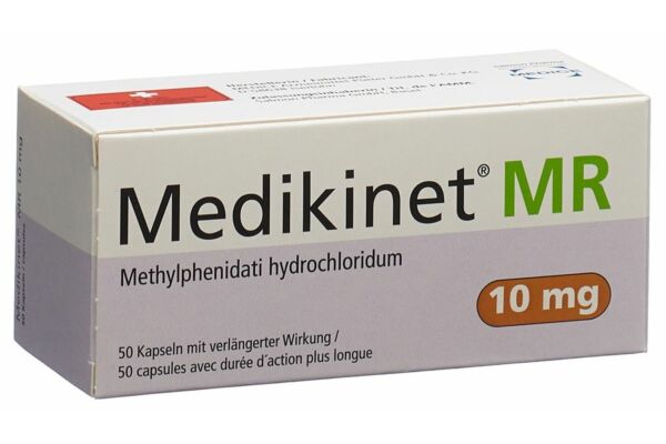 Medikinet MR caps 10 mg 50 pce sur ordonnance