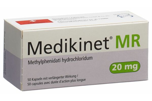 Medikinet MR caps 20 mg 50 pce