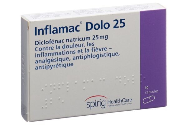 Inflamac Dolo caps 25 mg 10 pce