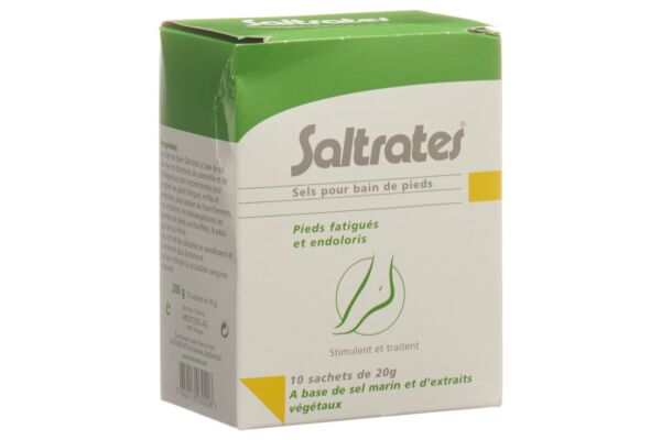 Saltrates sels pour bain de pieds 10 sach 20 g