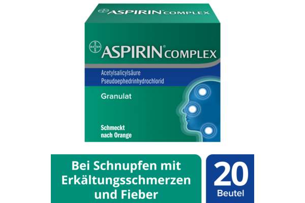 Aspirine Complexe gran sach 20 pce
