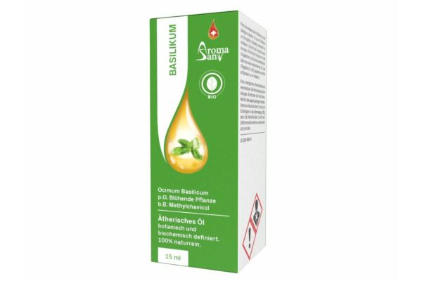 Aromasan Basilikum Äth/Öl in Schachtel Bio 15 ml