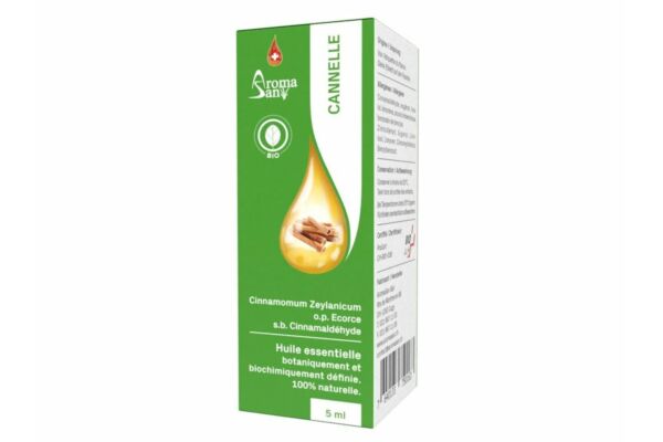 Aromasan Zimt Rinde Äth/Öl in Schachtel Bio 5 ml