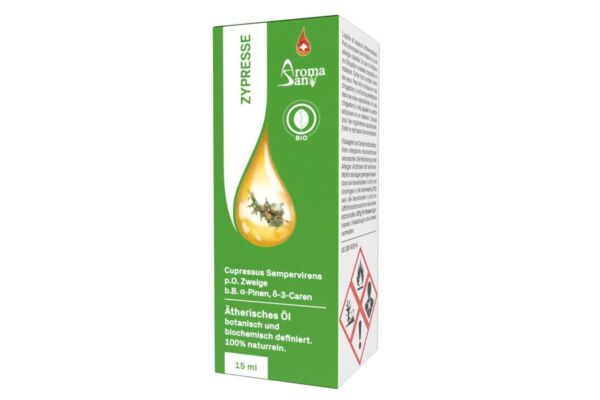 Aromasan Zypresse Äth/Öl in Schachtel Bio 15 ml