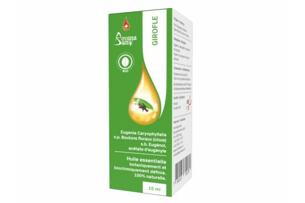 Aromasan Gewürznelke Äth/Öl in Schachtel Bio 15 ml