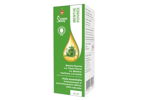 Aromasan Pfefferminze Äth/Öl in Schachtel Bio 15 ml