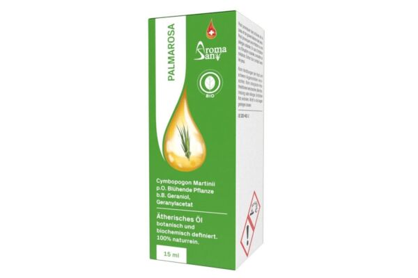 Aromasan Palmarosa Äth/Öl in Schachtel Bio 15 ml