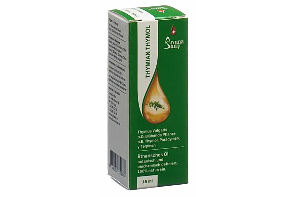 Aromasan Thymian Thymol Äth/Öl in Schachtel Bio 15 ml