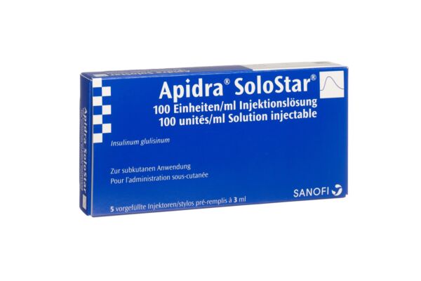 Apidra SoloStar sol inj 5 stylo pré 3 ml