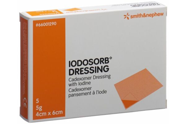 Iodosorb dressing 5 g 4x6cm 5 pce