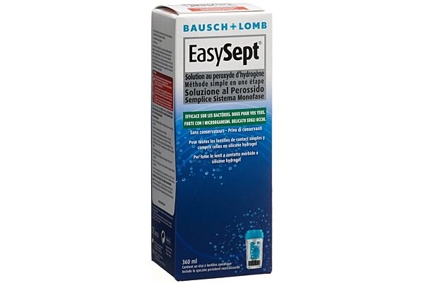 Bausch Lomb EasySept Peroxide solution 360 ml