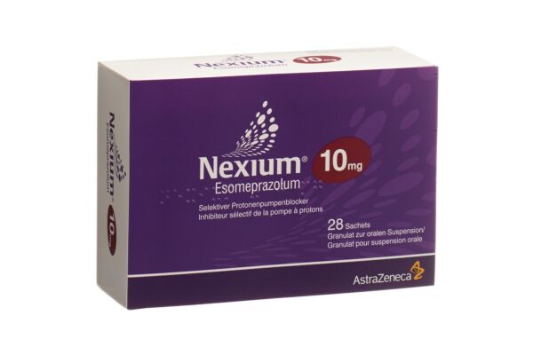 Nexium gran 10 mg pour suspension orale sach 28 pce