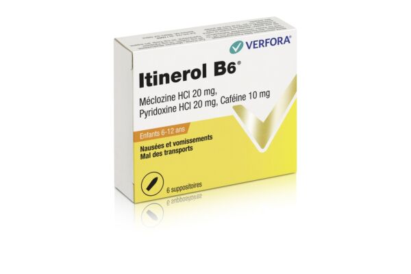 Itinerol B6 supp enf 6 pce
