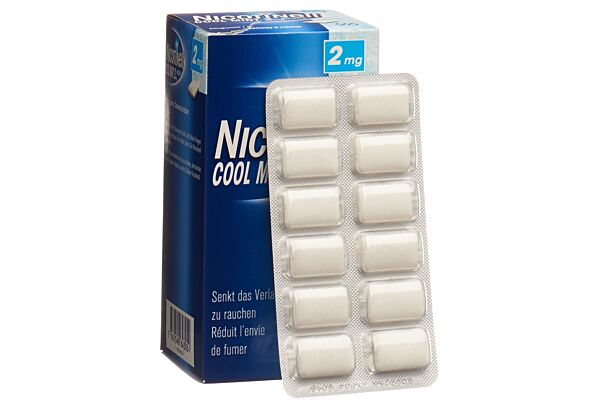 Nicotinell Gum 2 mg cool mint 96 Stk