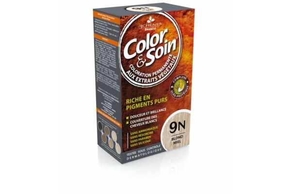 Color & Soin Coloration 9N blond miel 135 ml