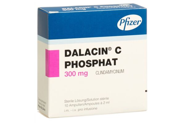 Dalacin C Phosphat Inj Lös 300 mg 10 Amp 2 ml