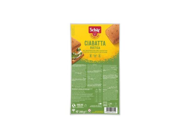 SCHÄR Ciabatta Rustica glutenfrei 4 x 50 g