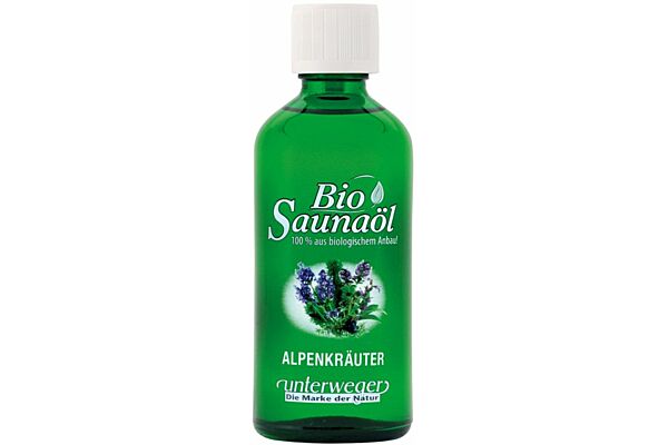 Unterweger Bio Saunaöl Alpenkräuter 100 ml