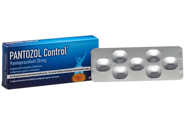 Pantozol Control cpr pell 20 mg 7 pce