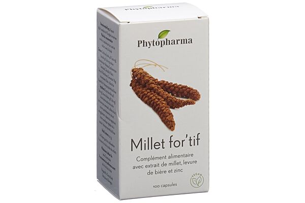 PHYTOPHARMA millet for'tif caps 100 pce