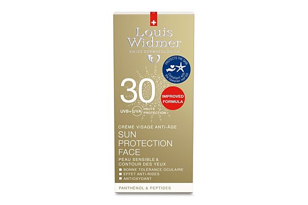 Louis Widmer sun protection face SPF30 parfumé 50 ml