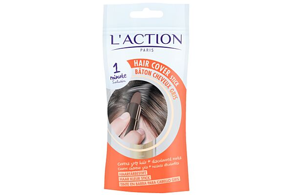 L'ACTION COSMETIQUE bâtonnet cheveux gris chatain