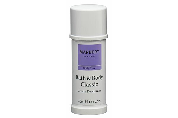 Marbert Bath & Body Classic Cream Deodorant 40 ml