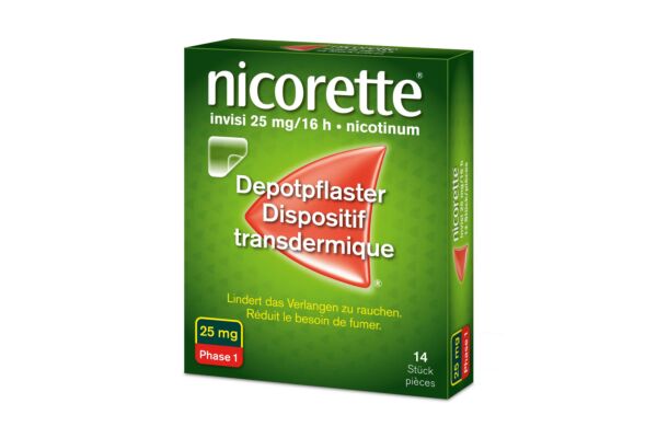 Nicorette Invisi Patch 25 mg/16h 14 Stk