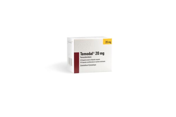 Temodal caps 20 mg sach 20 pce