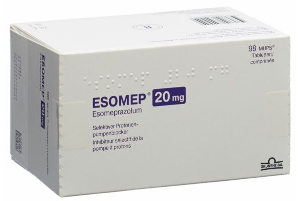 Esomep MUPS Tabl 20 mg 98 Stk