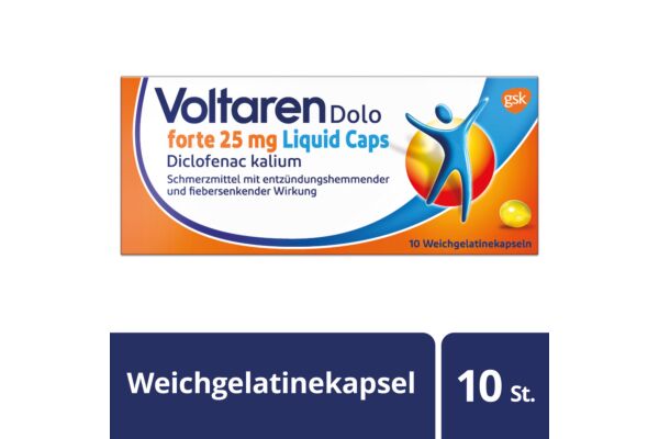 Voltaren Dolo forte Liquid Caps 25 mg 10 pce