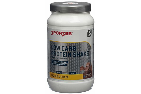 Sponser Protein Shake mit L-Carnitin Choco 550 g