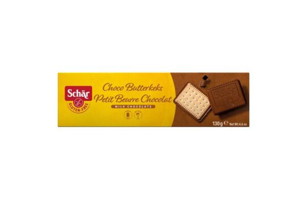 SCHÄR Butterkeks Choco glutenfrei 130 g
