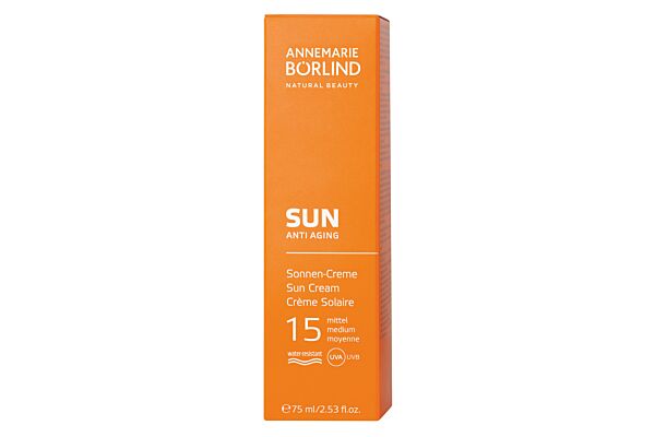 Börlind Sonne Sonnen Crème Lichtschutzfaktor 15 Tube Tb 75 ml
