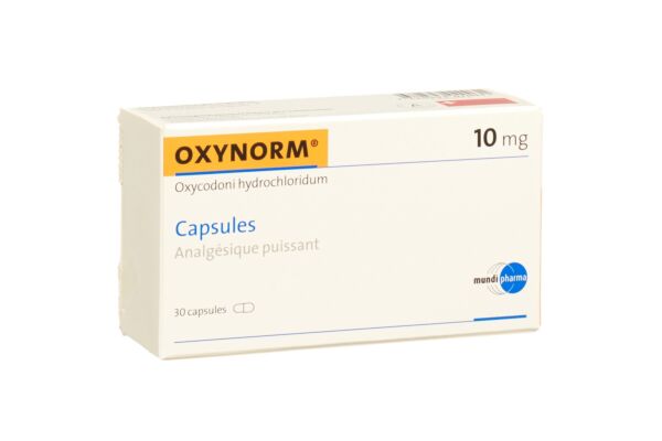 Oxynorm caps 10 mg 30 pce