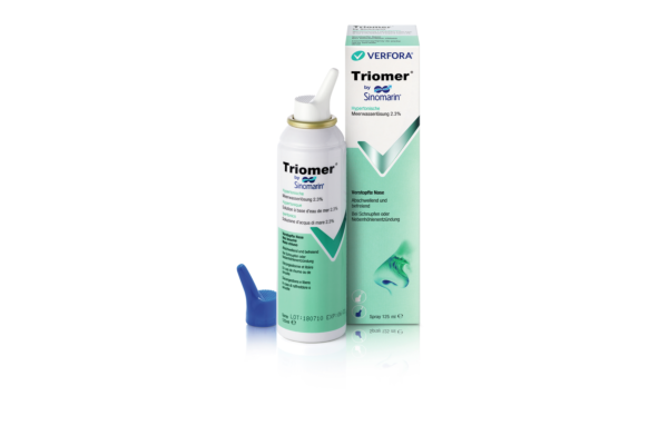 Triomer spray nasal Sinomarin hypertonique fl 125 ml