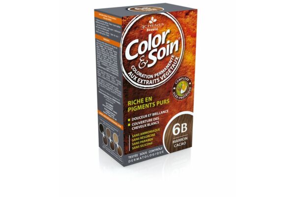 Color & Soin Coloration 6B marron cacao 135 ml