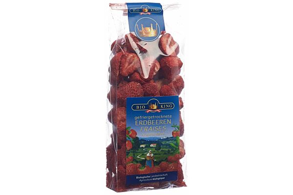 BioKing fraises lyophilisées sach 40 g