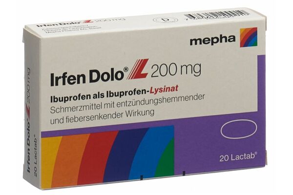 Irfen Dolo L Lactab 200 mg 20 pce