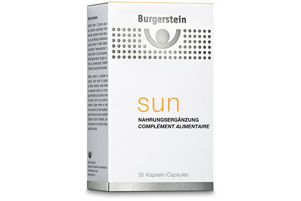 Burgerstein sun caps 30 pce