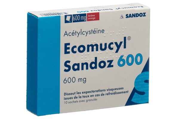 Ecomucyl Sandoz Gran 600 mg Btl 10 Stk
