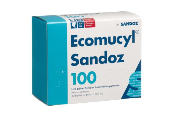 Ecomucyl Sandoz gran 100 mg sach 30 pce