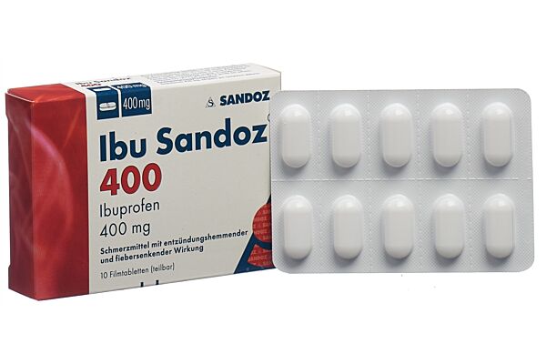 Ibu Sandoz cpr pell 400 mg 10 pce