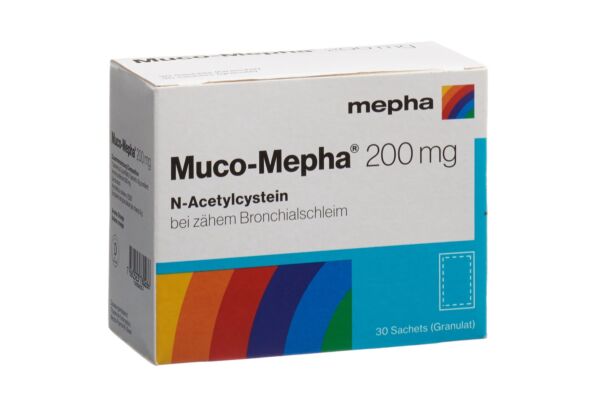 Muco-Mepha gran 200 mg sach 30 pce