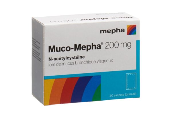 Muco-Mepha gran 200 mg sach 30 pce