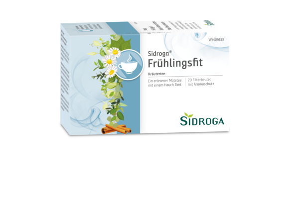 Sidroga Wellness infusion fitness printemps 20 sach 1.5 g