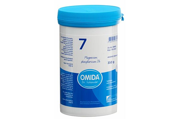Omida Schüssler Nr7 Magnesium phosphoricum Tabl D 6 Ds 350 g